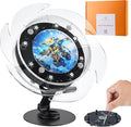 STEM DIY Toys Hand Assembly Electronic Spin The Wheel | Science Craft Kit for Kids Ages 8-9-10-11-12-13-14-15+ Years Old | Educational Gifts for Boys&Girls | Video Guide (Fire Wheel-Rumble Meow)