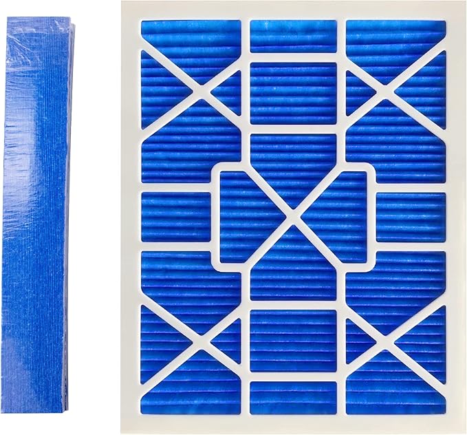 LEKEN 20x25x1 AC Furnace HVAC Filter Reusable Electrostatic Filters MERV 13 For Households With Pets,Contain 1 Reusable ABS frame+12 Air filter Medias,(Precise Size 19.68" x 24.68" x 0.75")