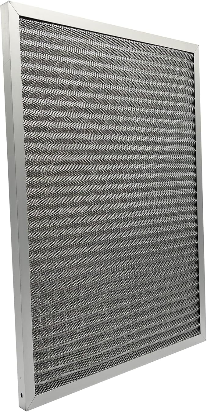 Washable Air Filter(16" x 25" x 1"), Aluminum Electrostatic Air Filter for Furnace and Central Air Conditioner
