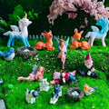 Kai Dream 15Pcs Fairy Garden Accessories, Fairy, Gnome, Animal Figurines, Miniature Resin Figurines