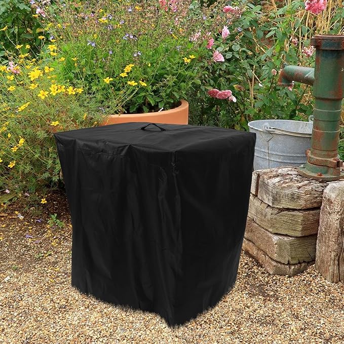 Pool Pump Cover for Outdoor Garden and Pool Filter Pumps Large 84x61x86cm Waterproof Protective Equipment Cover for Winter