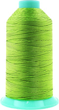 Mandala Crafts Bonded Nylon Thread Apple Green Heavy Duty Sewing Threads - 800 YDs Size 277 840D T270 Tex 270 Thread for Leather Jeans Weaving Outdoor Marine Upholstery Threads