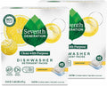 Seventh Generation Dishwasher Detergent Packs Lemon scent 2 Pack for sparkling dishes Dishwasher tabs 45 count