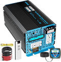 GIANDEL 4000 Watt 24 V Pure Sine Wave Power Inverter 7000Watt Surge,UL458 Listed GFCI Outlets,Inverter 24V DC to 120V AC,FCC Approved,Remote with Battery Level for RVs Campers Off Grid Solar Setup