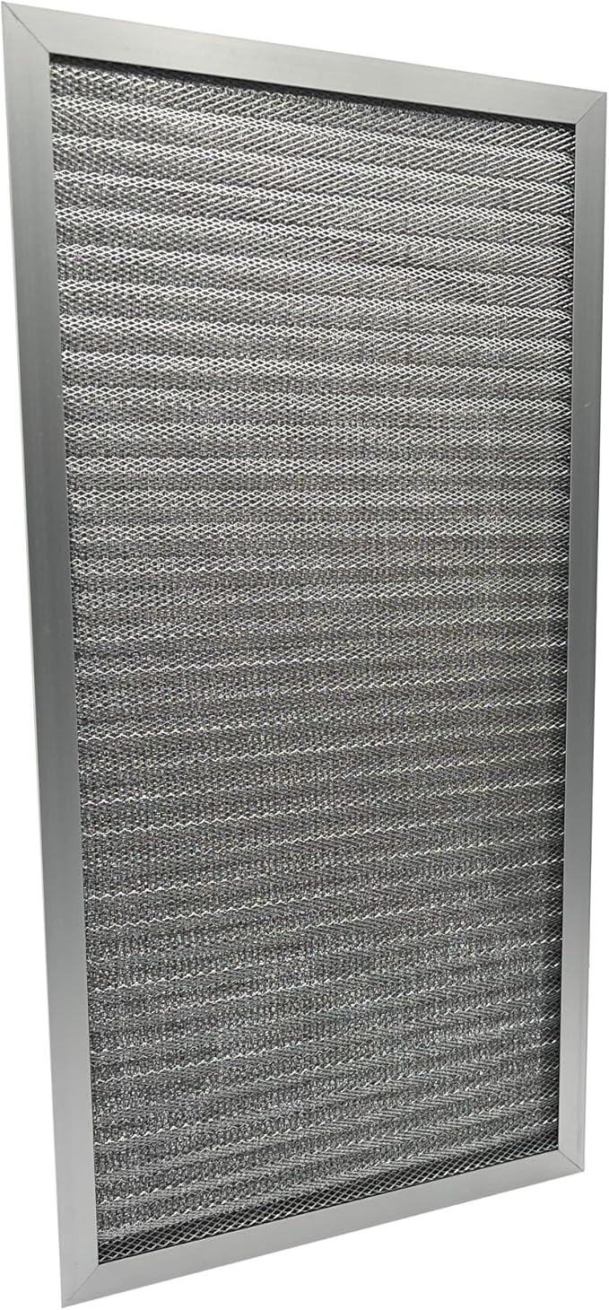 Washable Air Filter(12" x 24" x 1"), Aluminum Electrostatic Air Filter for Furnace and Central Air Conditioner
