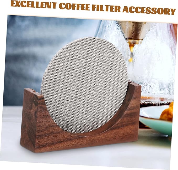 Luxshiny 4pcs Espresso Filter Screen Stainless Filter Mesh for Use Easy to Clean Prevents from Sticking