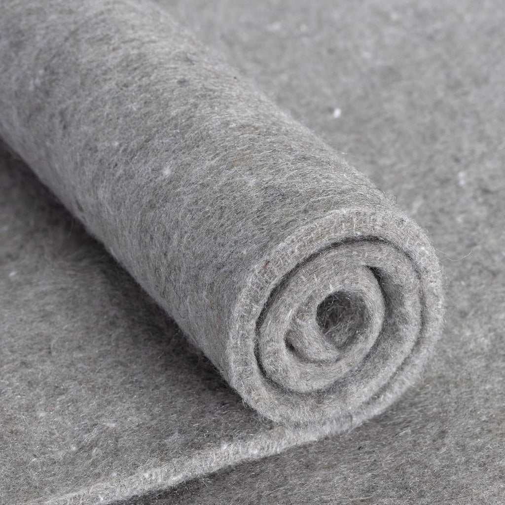 RUGPADUSA - Eco-Plush - 5'x8' - 3/8" Thick - 100% Felt - Extra Cushioned Rug Pad - Available in 3 Thicknesses, Many Custom Sizes