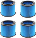 4 Pack Replacement for VF3500 Ridgid Shop Vac Filters 4 Gallon, 3-Layer Wet/Dry Filters Compatible with Ridgid 3-4.5 Gallon Vacuum Cleaner