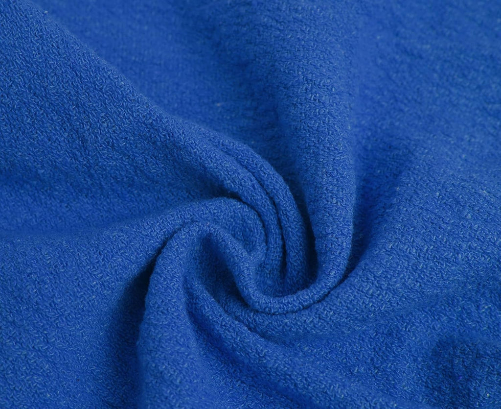 Cotton Shop Towels - Pack of 25 Cleaning Rags 12'' x 14'' - Super Soft and Absorbent Shop Rags for House - Multipurpose Cleaning Towels for Automobiles, Industries, Garage