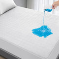 Waterproof Mattress Protector King Size - Breathable, Noiseless, Ultra-Soft Bed Cover, Mattress Pad Cover with Deep Stretchable Pockets 8"-21" (White)