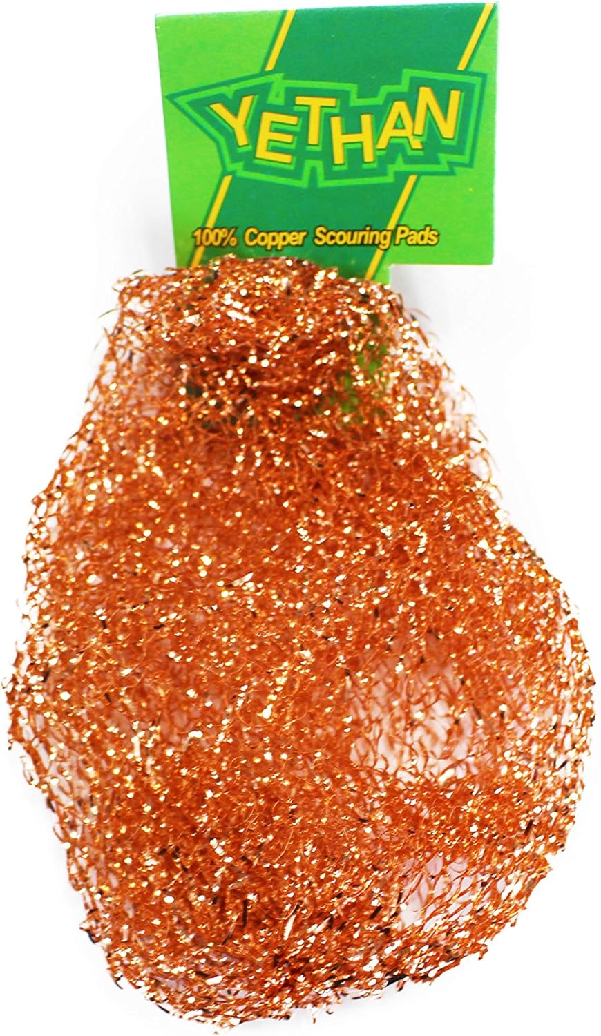 Copper Scouring Pad, Scrubbing Scour Pads 10 Pcs/Pack, Pure Copper, 13g / Pc