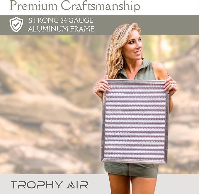 | Merv 8 | Washable Furnace Filter | Lifetime HVAC & Furnace Air Filter | Washable | Superior particle-holding Ability | Premium Quality Aluminum | 20x24x1
