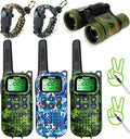 Walkie Talkies for Kids Toys Boys Gifts Aged 5+ Long Range 2 Way Radio for Camping Hunting Hiking Outdoor Game 6 7 8 9 10 Year Old Birthday Present for Kids