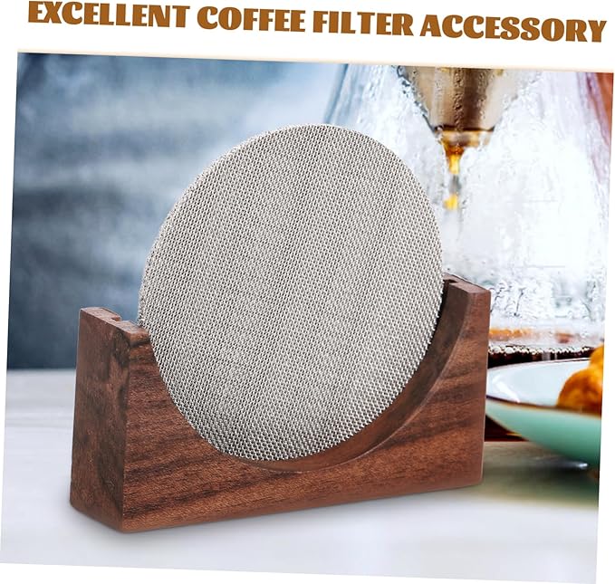 Luxshiny 2pcs Stainless Mesh Filter Basket Espresso Filter for Use Easy to Clean Design for Fine Extraction and Optimal Brewing