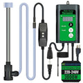 3000W 240V Fully Submersible Water Heater for Bathtub & Inflatable Pool – Portable Immersion Electric Heater with GFCI & Thermostat for Baptistry, Bucket, Above Ground Pool and Hot Tub