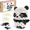 Animals 3D Soft Building Blocks - Cute Animal Kit, Pressure-Relief, STEM Educational Toys, Enhance Hands-On Skills Interlocking Building Blocks (1106-PANDA)