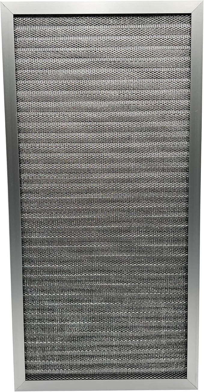 Washable Air Filter(12" x 24" x 1"), Aluminum Electrostatic Air Filter for Furnace and Central Air Conditioner
