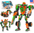 JITTERYGIT Mech Robot Soldier Glow in The Dark Bricks Toy STEM Gift Set, Juguetes para Niños De Christmas Birthday Regalos, Cool Military Holiday Present for Boys, Girls, Teen 6 7 8 9 10 Year Old