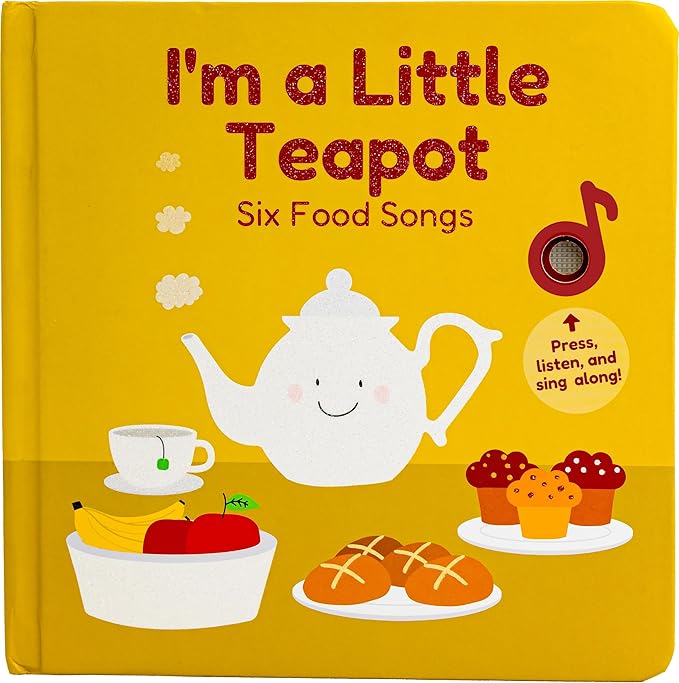 Cali's Books I'm a Little Teapot Interactive Musical Book for Toddlers 1-3 | Books for 1 Year Old | Sound Book for Toddlers | Singing Books for Toddlers | Great