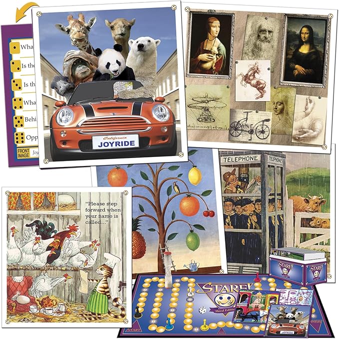 Stare - Fun Game of Visual Recall Where Quirky Image Cards Challenge Players' Minds – Classic for Adult & Family Game Night