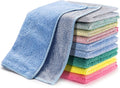2 in 1 Microfiber Cleaning Cloth Kitchen Towels, Non Scratch Wire Dishcloth Cleaning Rags for Washing Dishes, Multipurpose Microfiber Towels for Cars, Kitchen, Wall and Window Cleaner
