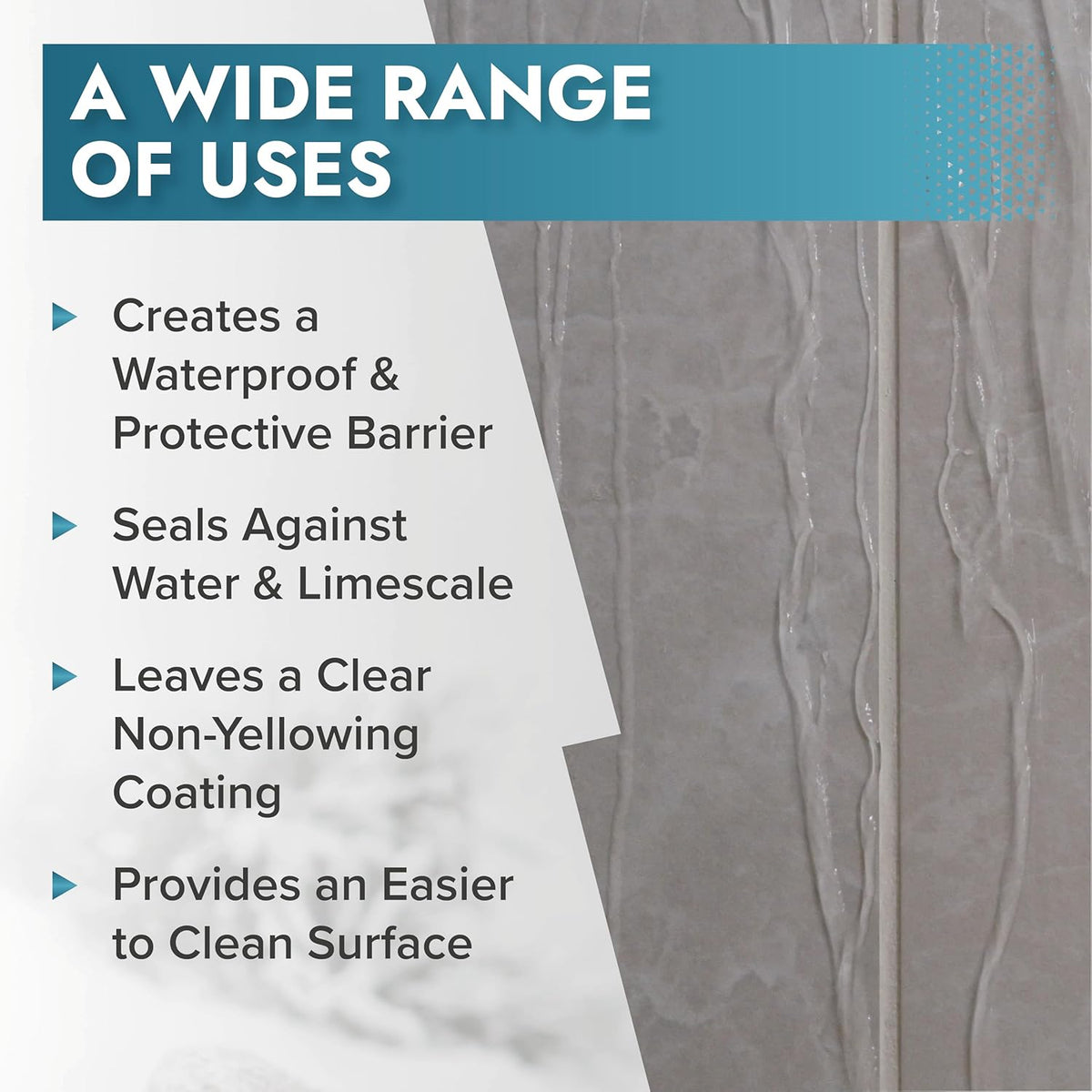 Polar Tile & Grout Sealer Clear Aerosol Spray - 2 x 13.5 Fl Oz | Instantly Waterproofs and Protects Floor Tile Grout | Ideal for Bathroom, Shower & Kitchen | Interior & Exterior Tile Sealer