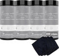 Swanky Stainless Steel Cleaner Wipes - Grime & Grease Remover Kitchen Cleaning Supplies - Clean & Shine, For Stove Top, Refrigerator, Sink, Oven, & Household Appliances - Canister, 200 Count