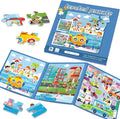 Magnetic Puzzles for Toddlers 3-5, 75-Pieces Travel Toys, Transportation Puzzles Ages 4-6, Educational Learning Magnets, Road Car Trip & Airplane Activities Toys for 3 4 5 6 7 Girls Boys Gift