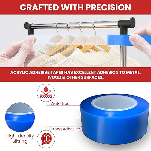 GGR Supplies T.R.U. UHMW High Impact Abrasion Resistant Slippery Tape with Acrylic Adhesive. 36 Yards (4" (100mm))