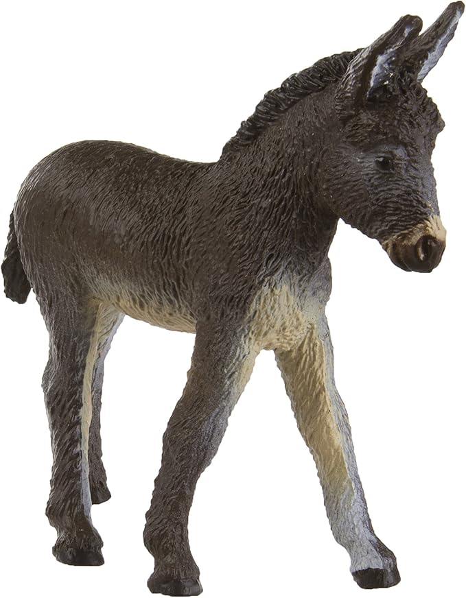 Safari Ltd. Donkey Figurine - Detailed 4" Plastic Model Figure - Fun Educational Play Toy for Boys, Girls & Kids Ages 3+