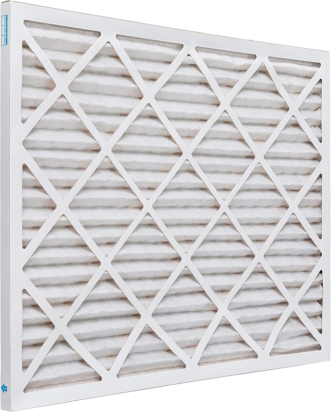 Aerostar 15x25x1 MERV 8 Air Filter, Pleated AC Furnace HVAC Filters (14.5x24.5x0.75), Electrostatically Charged for Allergies Dust Pet Dander Pollen Mold Lint, MPR 600 FPR 5, USA, 6 Pack