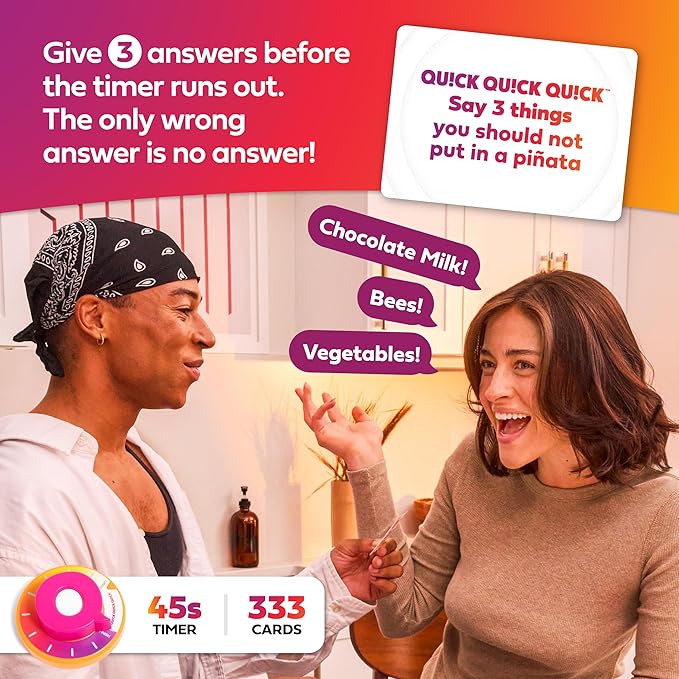WHAT DO YOU MEME? Quick Quick Quick by Relatable, Unleash Your Inner Funny with The Ultimate Party Games for Friends and Family Game Night, The Fastest Way to Have Fun, Ages 8 to 108