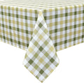 Classic Gingham Buffalo Tablecloth Fabric - Oblong 58x144 Inch Water Proof Checkered Table Cloth for Indoor Outdoor - Table Cover for Birthday, Picnics, BBQs, and Parties