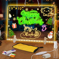 Lumiboard LED Drawing Board,Cosmody Light Up Drawing Board,Led Doodle Board for Kids,Christmas Party Favor Gifts Christmas Stocking Stuffers(13.7"*10")