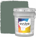 EVOLVE Paint & Primer: Environment-friendly, Eggshell with One-coat Coverage for Interior & Exterior surfaces (Ivy Green, 5-Gallon)
