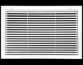 25" X 20" Aluminum Return Filter Grille - Easy Airflow - Linear Bar Grilles [Outer Dimensions: 26.75w X 21.75h]