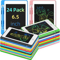 24 Pack LCD Writing Tablet for Kids, 6.5 Inch Colorful Doodle Board Drawing Tablet, Erasable Reusable Electronic Drawing Pads, Educational Learning Toys Birthday Gifts for Girls Boys Age 3 4 5 6 7 8