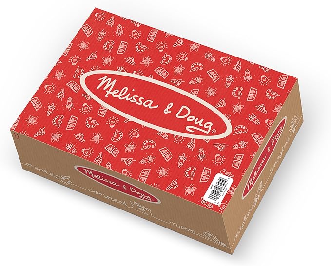Melissa & Doug Jumbo Extra-Thick Cardboard Building Blocks - 40 Blocks in 3 Sizes