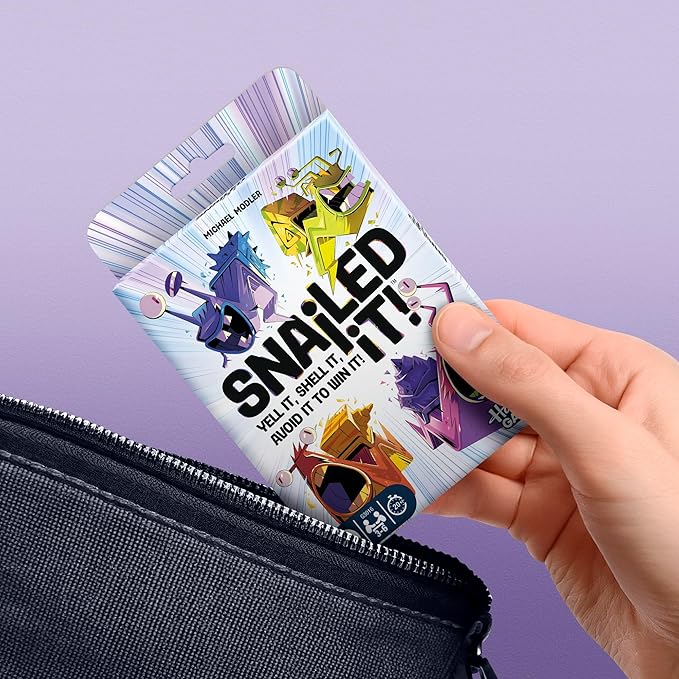 Snailed it! Game | Easy to Learn Family Games for Kids, Teens, and Adults | Snail Card Game | Ages 8 and Up | 3 to 6 Players | 20 Mins. | Kids Gifts