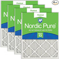 Nordic Pure 20x30x1 (Actual Size: 19 5/8 x 29 5/8 x 3/4) Pleated MERV 13 Air Filters 4 Pack