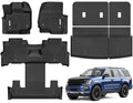 YITAMOTOR Floor Mats for Ford Expedition 2018-2024 7-Seater (Not for Max Model), Custom Fit All Weather TPE Mat, 18-24 Ford Expe