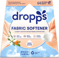 Dropps Laundry Fabric Softener Pods, Orange Blossom (64 Count) - Fabric Softener Liquid Pods for Fluffy, Soft Fabrics - HE Compatible Mineral Based Ingredients Laundry Supplies