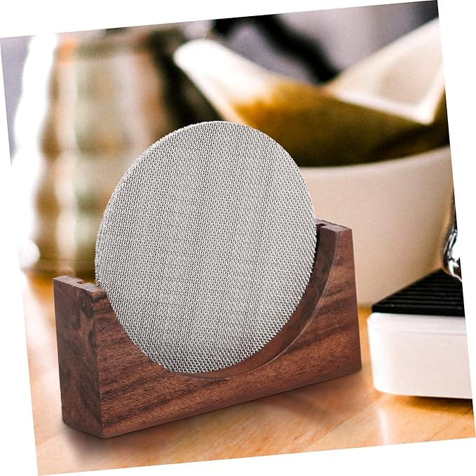 Luxshiny 4pcs Espresso Filter Screen Stainless Filter Mesh for Use Easy to Clean Prevents from Sticking