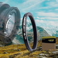 49mm Lens to 46mm Camera Lens Adapter,49mm-46mm Filter Step-Down Ring,Compatible All 46mm Filter Accessory.Made from CNC Machined