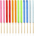 12 Pcs Microfiber Detail Duster Sticks Fan Cleaning Brush Crevice Cleaning Tool AC Vent Cleaner Mini Split Cleaning Kit Fan Blade Cleaner Dusters for Cleaning Home Car Window Blind(Multicolors)