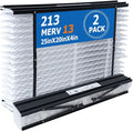 213 Replacement Filter Compatible with AprilAire Whole House Air Purifier 1210, 1620, 2210, 2216, 3210, 4200 Furnace Air Purifier, MERV 13 Filters, Size: 20x25x4, 2 Pack