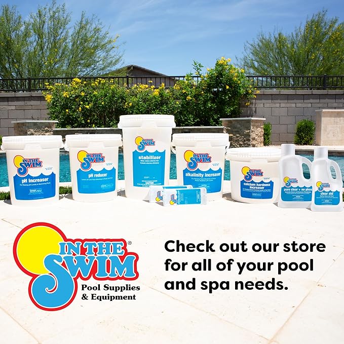 In The Swim Super Clarifier – Fast-Acting, Highly Concentrated Pool Water Clarifier for Crystal Clear Water & Improved Filter Efficiency – for Sand & Cartridge Filters - 1 Gallon