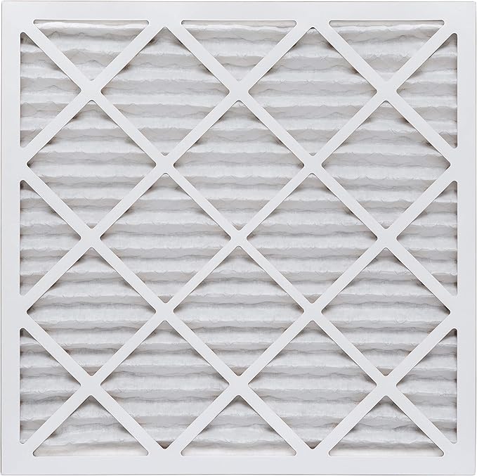 Aerostar 25x25x1 MERV 11 Air Filter, Pleated AC Furnace HVAC Filters (24.5x24.5x0.75), for Allergies Asthma Dust Pet Dander Smoke Bacteria Viruses, MPR 1500 FPR 10, USA, 6 Pack