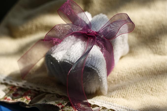 ITIsparkle 11/2" Inch Organza Ribbon 25 Yards-Roll Set for Gift Wrapping Cake Decoration Party Favor Hair Bow Baby Shower Decoration Floral Arrangement Craft Supplies Sheer Ribbon, Burgundy