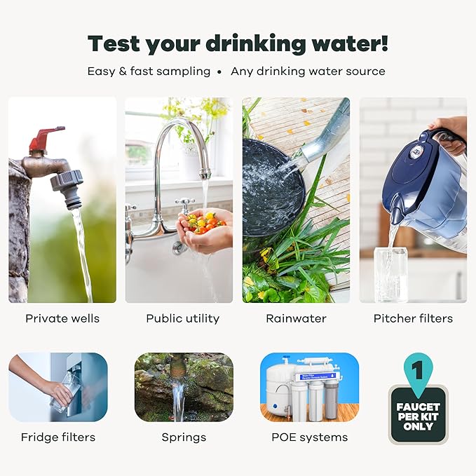 Tap Score Total Trihalomethanes and VOC Water Test Kit | Specialized EPA Certified Drinking Water Labs | #1 Best Home Water Test 2021-24 NYT Wirecutter | 100% Unbiased